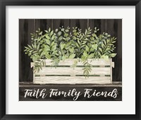 Faith, Family, Friends Fine Art Print