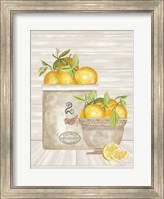 Lemon Crock and Bowl Fine Art Print