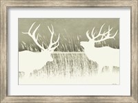 Elk Silhouettes Fine Art Print