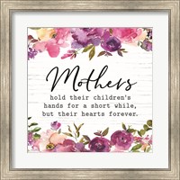 Floral Mothers Hold Fine Art Print