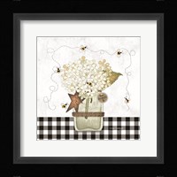 Bee Grateful Framed Print