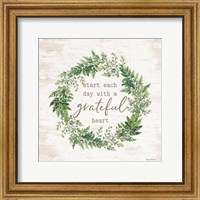 Grateful Heart Wreath Fine Art Print