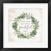 Grateful Heart Wreath Fine Art Print