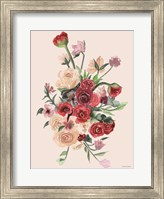 Deep Red Floral Bouquet Fine Art Print