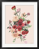 Deep Red Floral Bouquet Fine Art Print