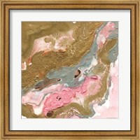 Rose Gold Abstract Fine Art Print