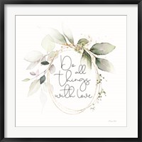 Do All Things with Love Fine Art Print