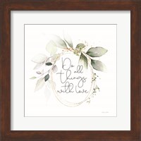 Do All Things with Love Fine Art Print