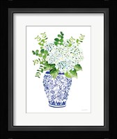 Chinoiserie Hydrangea I Framed Print