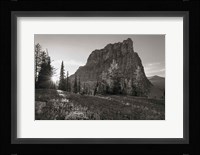 Boulder Pass Glacier National Park BW Fine Art Print