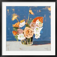 Peach and White Bouquet Fine Art Print