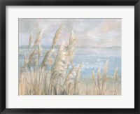 Seaside Pampas Grass Framed Print