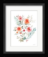 Floral Serenade III Framed Print
