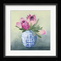 Protea Chinoiserie I Framed Print