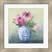 Protea Chinoiserie I Fine Art Print