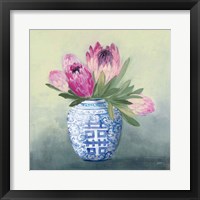 Protea Chinoiserie I Fine Art Print