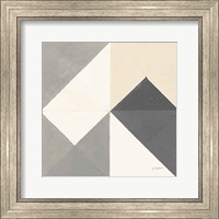 Triangles IV Neutral Crop Fine Art Print