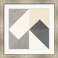 Triangles IV Neutral Crop Fine Art Print