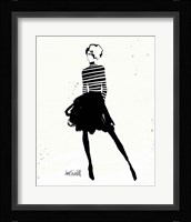 Style Sketches VII Framed Print