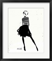 Style Sketches VII Framed Print