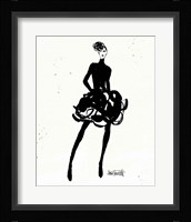 Style Sketches VI Framed Print
