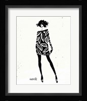 Style Sketches IV Framed Print