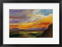 Sonoran Desert Sunset Framed Print