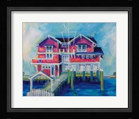 Watch Hill Yacht Club Fine Art Print