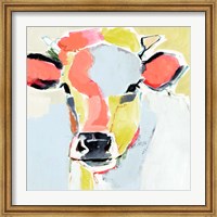Pastel Cow II Fine Art Print