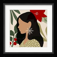 Christmas Earring II Framed Print