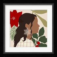 Christmas Earring III Framed Print