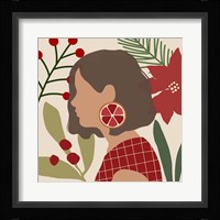 Christmas Earring IV Framed Print