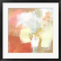 Yellow and Blush IV Framed Print