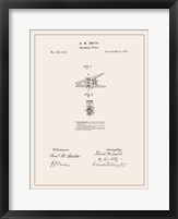 Laundry Patent II Framed Print