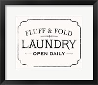 Fluff & Fold I Fine Art Print