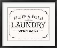 Fluff & Fold I Fine Art Print