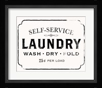 Fluff & Fold II Framed Print