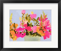 Saturated Spring Blooms I Framed Print