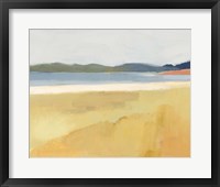 Ochre Seaside II Framed Print