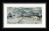 Teal Seascape I Framed Print
