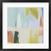 Rainbow Scrape IV Framed Print