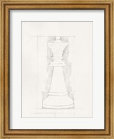 Chess Set Sketch I Fine Art Print