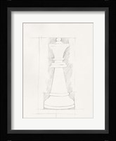 Chess Set Sketch I Fine Art Print
