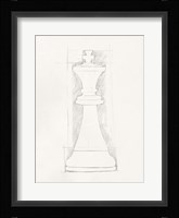 Chess Set Sketch II Fine Art Print