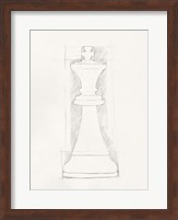 Chess Set Sketch II Fine Art Print