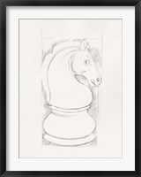 Chess Set Sketch III Fine Art Print