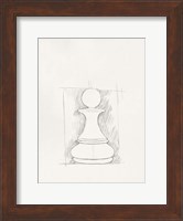 Chess Set Sketch V Fine Art Print