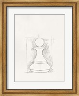 Chess Set Sketch V Fine Art Print