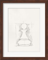 Chess Set Sketch V Fine Art Print