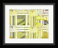 Yellow Curves III Framed Print